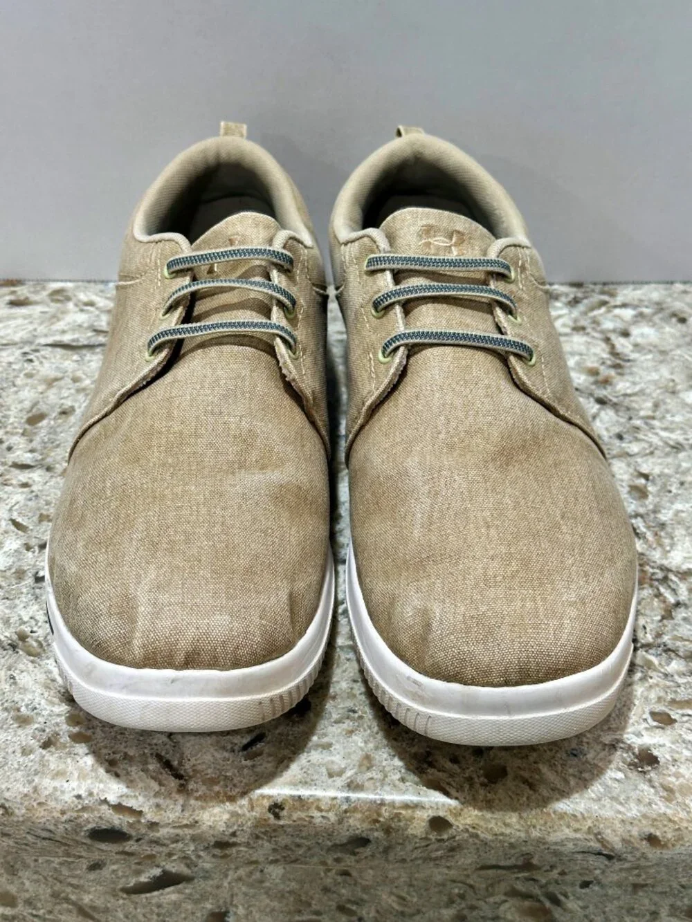 Under Armour Street Encounter IV Mens 14 Tan Canvas Casual Shoes 3027969-200